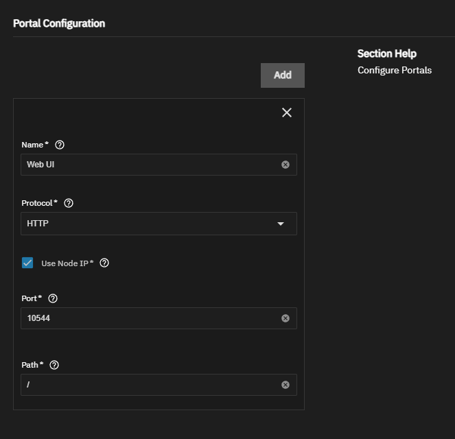 Portal Configuration